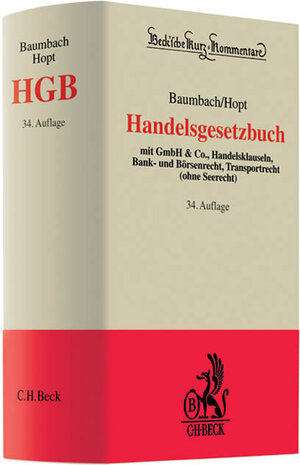Buchcover Handelsgesetzbuch  | EAN 9783406590344 | ISBN 3-406-59034-9 | ISBN 978-3-406-59034-4