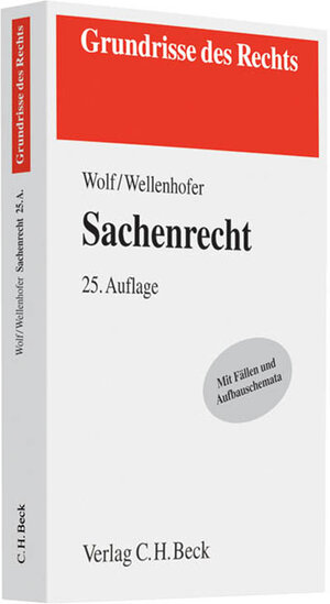 Buchcover Sachenrecht | Manfred Wolf | EAN 9783406594625 | ISBN 3-406-59462-X | ISBN 978-3-406-59462-5