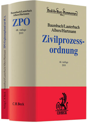 Buchcover Zivilprozessordnung + Ergänzungsband | Adolf Baumbach | EAN 9783406596735 | ISBN 3-406-59673-8 | ISBN 978-3-406-59673-5