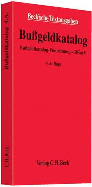 Buchcover Bußgeldkatalog  | EAN 9783406599101 | ISBN 3-406-59910-9 | ISBN 978-3-406-59910-1