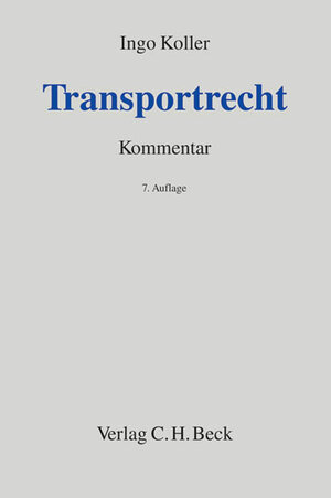 Buchcover Transportrecht | Ingo Koller | EAN 9783406600418 | ISBN 3-406-60041-7 | ISBN 978-3-406-60041-8