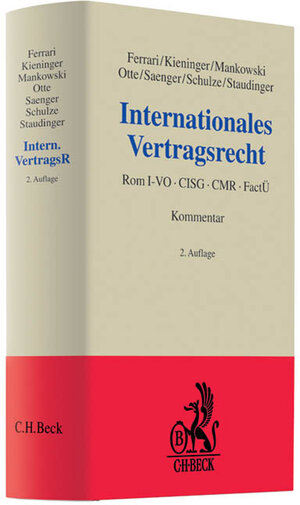 Buchcover Internationales Vertragsrecht | Franco Ferrari | EAN 9783406600784 | ISBN 3-406-60078-6 | ISBN 978-3-406-60078-4
