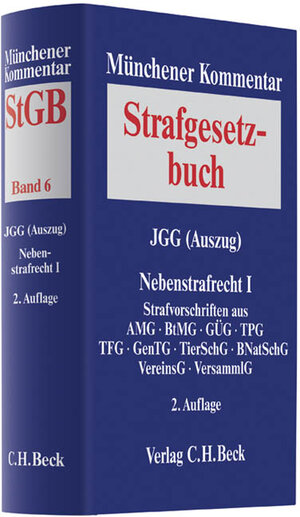 Buchcover Münchener Kommentar zum Strafgesetzbuch / Münchener Kommentar zum Strafgesetzbuch Bd. 6: JGG (Auszug), Nebenstrafrecht I  | EAN 9783406602962 | ISBN 3-406-60296-7 | ISBN 978-3-406-60296-2