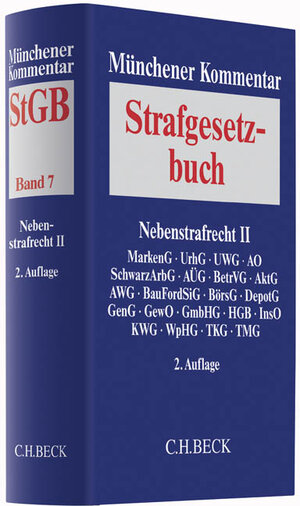 Buchcover Münchener Kommentar zum Strafgesetzbuch / Münchener Kommentar zum Strafgesetzbuch Bd. 7: Nebenstrafrecht II  | EAN 9783406602979 | ISBN 3-406-60297-5 | ISBN 978-3-406-60297-9