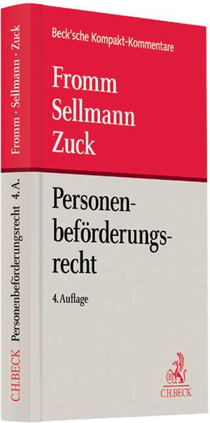 Buchcover Personenbeförderungsrecht | Klaus-Albrecht Sellmann | EAN 9783406618369 | ISBN 3-406-61836-7 | ISBN 978-3-406-61836-9