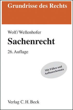 Buchcover Sachenrecht | Manfred Wolf | EAN 9783406620393 | ISBN 3-406-62039-6 | ISBN 978-3-406-62039-3