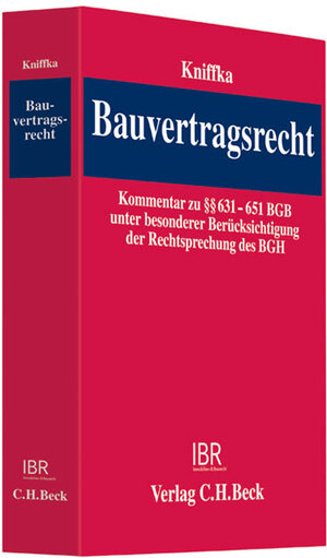 Buchcover Bauvertragsrecht  | EAN 9783406623431 | ISBN 3-406-62343-3 | ISBN 978-3-406-62343-1