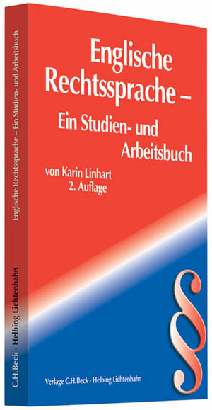 Buchcover Englische Rechtssprache | Karin Linhart | EAN 9783406626357 | ISBN 3-406-62635-1 | ISBN 978-3-406-62635-7