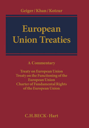 Buchcover European Union Treaties  | EAN 9783406628771 | ISBN 3-406-62877-X | ISBN 978-3-406-62877-1