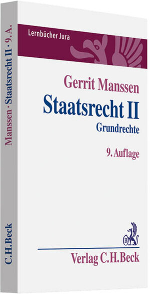 Buchcover Staatsrecht II | Gerrit Manssen | EAN 9783406631610 | ISBN 3-406-63161-4 | ISBN 978-3-406-63161-0