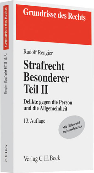 Buchcover Strafrecht Besonderer Teil II | Rudolf Rengier | EAN 9783406632891 | ISBN 3-406-63289-0 | ISBN 978-3-406-63289-1