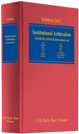 Buchcover Institutional Arbitration  | EAN 9783406633119 | ISBN 3-406-63311-0 | ISBN 978-3-406-63311-9