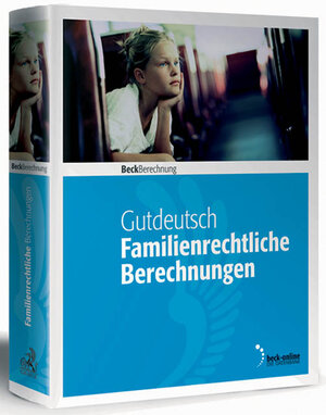 Buchcover Familienrechtliche Berechnungen für Windows - Edition 1/2012 | Werner Gutdeutsch | EAN 9783406634802 | ISBN 3-406-63480-X | ISBN 978-3-406-63480-2