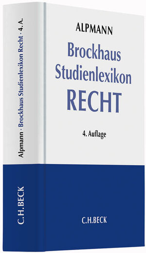 Buchcover Brockhaus Studienlexikon Recht Buch + CD-ROM  | EAN 9783406635908 | ISBN 3-406-63590-3 | ISBN 978-3-406-63590-8