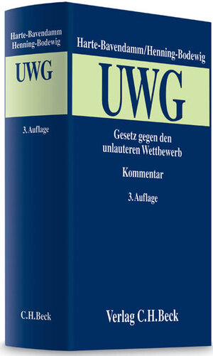 Buchcover Gesetz gegen den unlauteren Wettbewerb (UWG)  | EAN 9783406637773 | ISBN 3-406-63777-9 | ISBN 978-3-406-63777-3