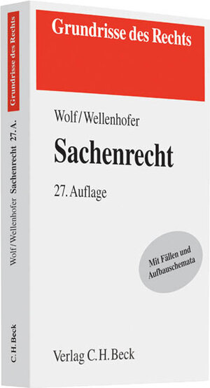 Buchcover Sachenrecht | Manfred Wolf | EAN 9783406638992 | ISBN 3-406-63899-6 | ISBN 978-3-406-63899-2