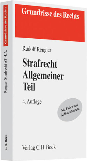 Buchcover Strafrecht Allgemeiner Teil | Rudolf Rengier | EAN 9783406639012 | ISBN 3-406-63901-1 | ISBN 978-3-406-63901-2