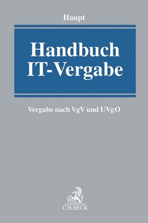 Buchcover Handbuch IT-Vergabe | EAN 9783406639203 | ISBN 3-406-63920-8 | ISBN 978-3-406-63920-3
