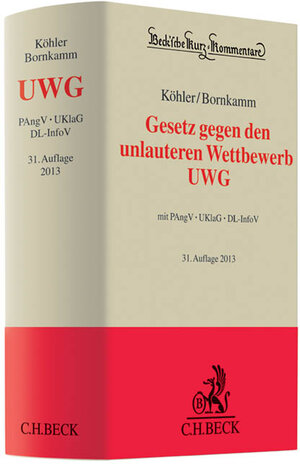 Buchcover Gesetz gegen den unlauteren Wettbewerb | Helmut Köhler | EAN 9783406640919 | ISBN 3-406-64091-5 | ISBN 978-3-406-64091-9