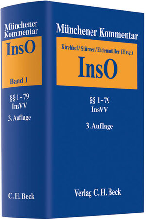 Buchcover Münchener Kommentar zur Insolvenzordnung Bd. 1: §§ 1-79 Insolvenzrechtliche Vergütungsordnung (InsVV)  | EAN 9783406643415 | ISBN 3-406-64341-8 | ISBN 978-3-406-64341-5