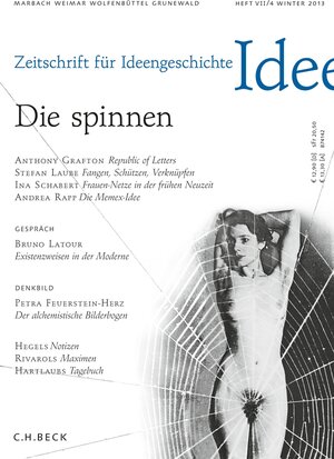 Buchcover Zeitschrift für Ideengeschichte Heft VII/4 Winter 2013  | EAN 9783406644641 | ISBN 3-406-64464-3 | ISBN 978-3-406-64464-1