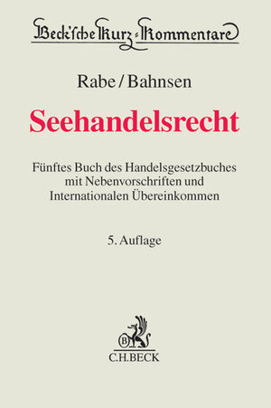 Buchcover Seehandelsrecht | Dieter Rabe | EAN 9783406652387 | ISBN 3-406-65238-7 | ISBN 978-3-406-65238-7