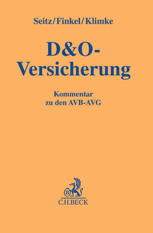 Buchcover D&O-Versicherung | Björn Seitz | EAN 9783406652622 | ISBN 3-406-65262-X | ISBN 978-3-406-65262-2
