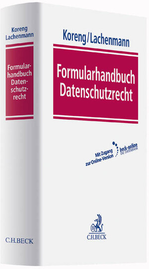 Buchcover Formularhandbuch Datenschutzrecht  | EAN 9783406665028 | ISBN 3-406-66502-0 | ISBN 978-3-406-66502-8