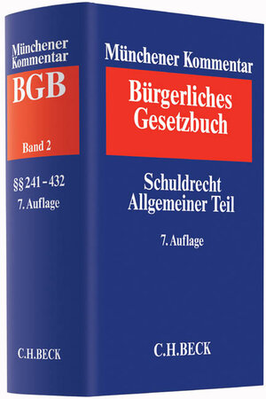 Buchcover Münchener Kommentar zum Bürgerlichen Gesetzbuch Bd. 2: Schuldrecht Allgemeiner Teil  | EAN 9783406665424 | ISBN 3-406-66542-X | ISBN 978-3-406-66542-4