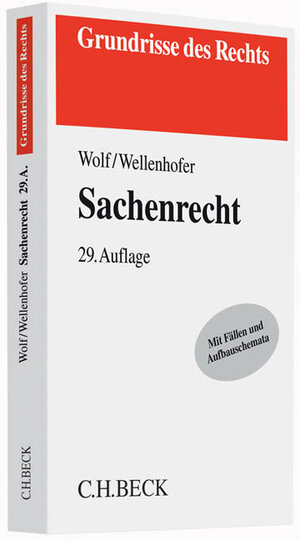 Buchcover Sachenrecht | Manfred Wolf | EAN 9783406668388 | ISBN 3-406-66838-0 | ISBN 978-3-406-66838-8