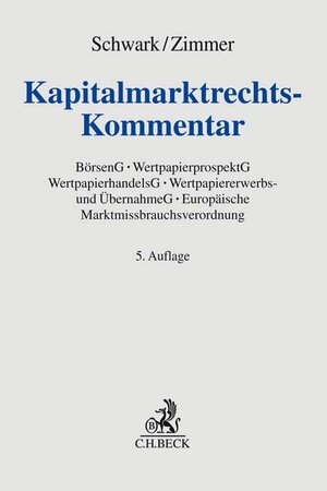 Buchcover Kapitalmarktrechts-Kommentar  | EAN 9783406671487 | ISBN 3-406-67148-9 | ISBN 978-3-406-67148-7