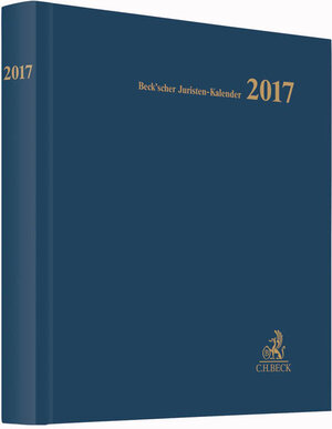 Buchcover Beck'scher Juristen-Kalender 2017  | EAN 9783406672347 | ISBN 3-406-67234-5 | ISBN 978-3-406-67234-7