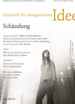 Buchcover Zeitschrift für Ideengeschichte Heft IX/3 Herbst 2015  | EAN 9783406673832 | ISBN 3-406-67383-X | ISBN 978-3-406-67383-2