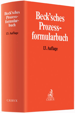 Buchcover Beck'sches Prozessformularbuch  | EAN 9783406679766 | ISBN 3-406-67976-5 | ISBN 978-3-406-67976-6