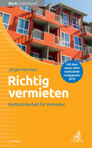 Buchcover Richtig vermieten  | EAN 9783406683688 | ISBN 3-406-68368-1 | ISBN 978-3-406-68368-8