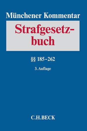 Buchcover Münchener Kommentar zum Strafgesetzbuch / Münchener Kommentar zum Strafgesetzbuch Bd. 4: §§ 185-262  | EAN 9783406685545 | ISBN 3-406-68554-4 | ISBN 978-3-406-68554-5