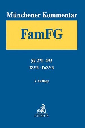 Buchcover Münchener Kommentar zum FamFG Band 2: §§ 271-493, Internationales und Europäisches Zivilverfahrensrecht in Familiensachen  | EAN 9783406686627 | ISBN 3-406-68662-1 | ISBN 978-3-406-68662-7