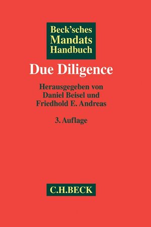 Buchcover Beck'sches Mandatshandbuch Due Diligence  | EAN 9783406693083 | ISBN 3-406-69308-3 | ISBN 978-3-406-69308-3
