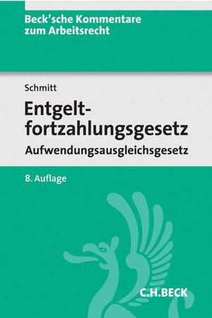 Buchcover Entgeltfortzahlungsgesetz | Jochem Schmitt | EAN 9783406696145 | ISBN 3-406-69614-7 | ISBN 978-3-406-69614-5