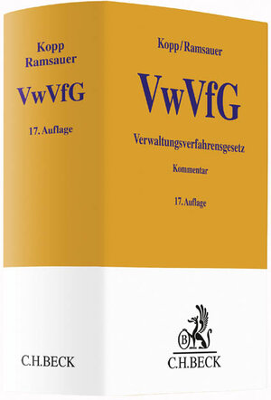 Buchcover Verwaltungsverfahrensgesetz | Ulrich Ramsauer | EAN 9783406696503 | ISBN 3-406-69650-3 | ISBN 978-3-406-69650-3
