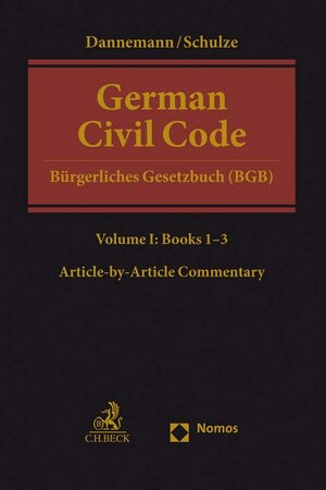 Buchcover German Civil Code Volume I  | EAN 9783406700354 | ISBN 3-406-70035-7 | ISBN 978-3-406-70035-4