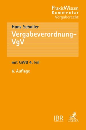 Buchcover GWB - VgV | Hans Schaller | EAN 9783406706820 | ISBN 3-406-70682-7 | ISBN 978-3-406-70682-0