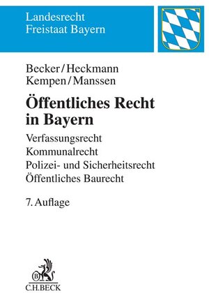 Buchcover Öffentliches Recht in Bayern | Ulrich Becker | EAN 9783406706837 | ISBN 3-406-70683-5 | ISBN 978-3-406-70683-7