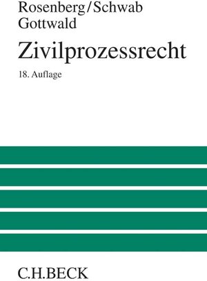 Buchcover Zivilprozessrecht | Leo Rosenberg | EAN 9783406710858 | ISBN 3-406-71085-9 | ISBN 978-3-406-71085-8