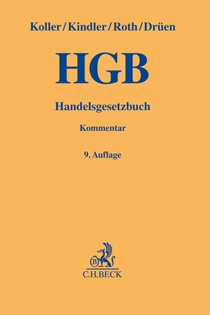Buchcover Handelsgesetzbuch | Ingo Koller | EAN 9783406712685 | ISBN 3-406-71268-1 | ISBN 978-3-406-71268-5
