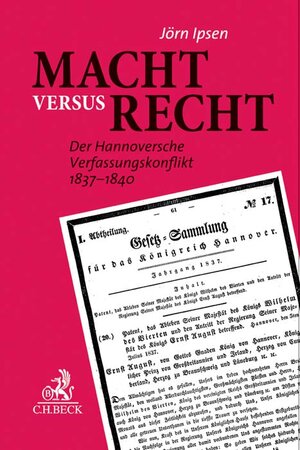 Buchcover Macht versus Recht | Jörn Ipsen | EAN 9783406712760 | ISBN 3-406-71276-2 | ISBN 978-3-406-71276-0