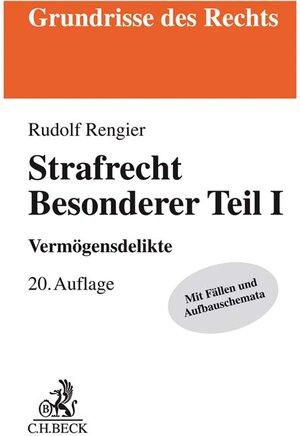 Buchcover Strafrecht Besonderer Teil I | Rudolf Rengier | EAN 9783406717994 | ISBN 3-406-71799-3 | ISBN 978-3-406-71799-4