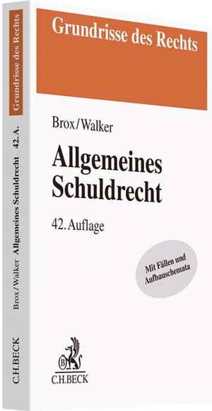 Buchcover Allgemeines Schuldrecht | Hans Brox | EAN 9783406718038 | ISBN 3-406-71803-5 | ISBN 978-3-406-71803-8