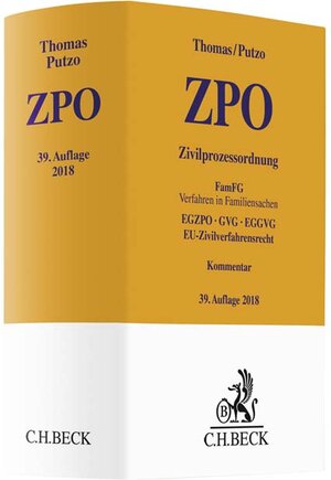 Buchcover Zivilprozessordnung | Heinz Thomas | EAN 9783406719288 | ISBN 3-406-71928-7 | ISBN 978-3-406-71928-8