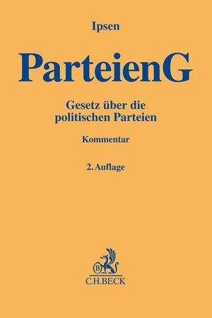 Buchcover Parteiengesetz  | EAN 9783406719387 | ISBN 3-406-71938-4 | ISBN 978-3-406-71938-7